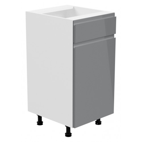Virtuves skapītis ASPEN D40S1, pelēks